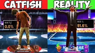 I Tricked the Stage with a CATFISH 70 OVERALL Build (nba 2k22)