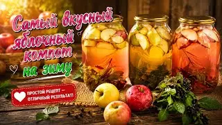 Компот из яблок на зиму.