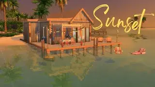 Sulani SUNSET - Beach House - Speed Build: The Sims 4 - No CC