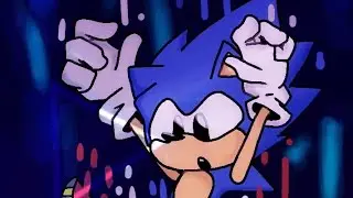 FNF fanmade animation/ chanfle but with Sonic sprites