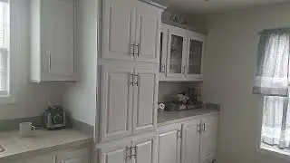 JOURNEY INTO BUYING A MANUFACTURED HOME   Painting the Mold in the Kitchen and Bathroom
