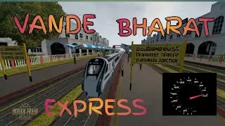 Indian Train Simulator Vande Bharat Express Gameplay | Train 18 | Vande Bharat at its Top Speed|