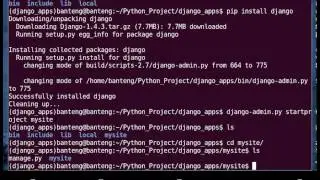 Python Tutorial - Create a Simple Hello World Apps in Django