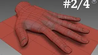 Tutorial en español 3ds Max - Modelado de la Mano - # 2/4
