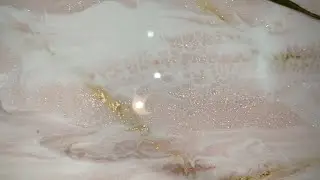 Pink and Gold Sample board for Countertops