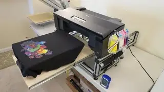 Epson 1430 Nikko DTG V1 Printing On Dark T-Shirt