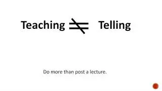Tips for Asynchronous Teaching