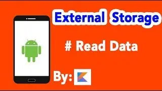 External Storage - Android tutorial - Read Data