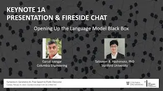 Keynote 1A: Opening up the Language Model Black Box (Generative AI, Free Speech, & Public Discourse)