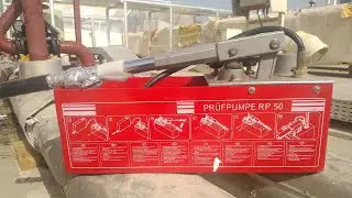 how to check AHU assembly leak by air pressure pump.