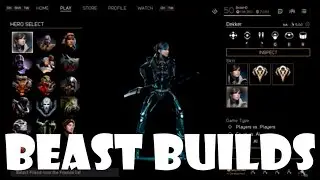 Paragon Beast Builds - Dekker The Dangerous Diva (Deck Building)