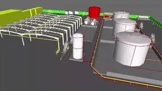 Jet Fueling Station 3D Model