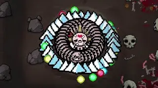 I gave Isaac 32 Lil Monstro and 32 Angelic Prism