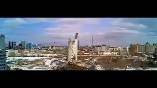 Второй этап обрушения Телебашни 2018 1 апреля, Вербное воскресение