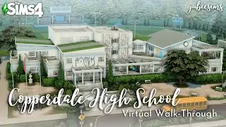 Copperdale High School | Sims 4 Virtual Walkthrough