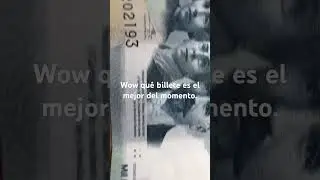 Billete de $1000 pesos esta increíble