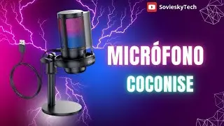 Descubriendo el COCONISE Micrófono Gaming RGB