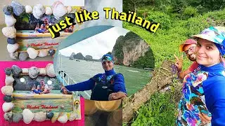 Cadre photo avec coquillage/voyage à Thaïlande/ اطار صورة بالاصداف