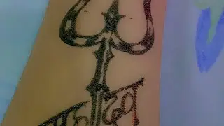 mahadev trishul Tattoo|| easy temporery tattoo with pen|| pen sa temporery tattoo|| hath pe tattoo🖋️