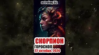 СКОРПИОН   гороскоп на 22 октября, 2024