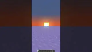 Minecraft very beautiful sunset #minecraft #shorts