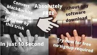 How to colourise black&white photos||how to convert black&white photo to color||Without Photoshop.