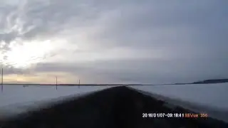 Through the snow