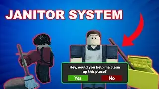 Janitor/Cleaning System (Roblox Studio)