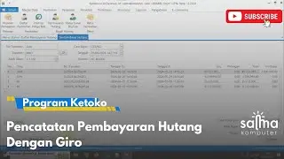 26 - Pencatatan Pembayaran Hutang Dengan Giro
