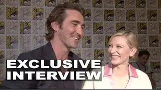 The Hobbit: Lee Pace & Cate Blanchett Comic Con Exclusive Interview | ScreenSlam