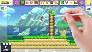 Primera vez creando en Super Mario Maker 1!!! | SMM #1 | Wolfexh