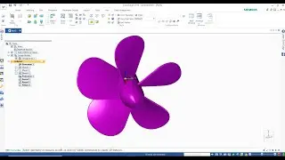 52. solid edge tutorial | propeller 3d design in solid edge | propeller 3d model