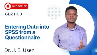 Entering Data into SPSS from a Questionnaire