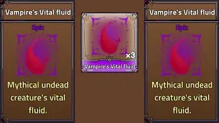 How To Get Vampire Vital Fluid in King Legacy | Vampire's Vital Fluid Material