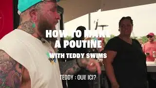 Teddy Swims making poutine | OSHEAGA 2024