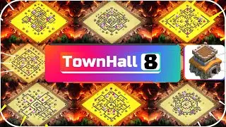 TOP 20 TH8 WAR BASE DESIGN+WITH LINK|2023|CLASH OF CLANS