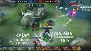 Mukjizat Itu Ada,Game Mobile Legend || X-Borg WTF Gameplay part 2. VS Squad HMKL Homekel,super gokil