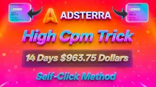 Adsterra High Cpm Tricks | adsterra self-click method | adsterra high cpm country | adsterra earning