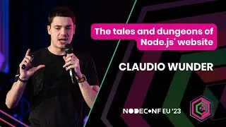 Claudio Wunder | The tales and dungeons of Node.js' website