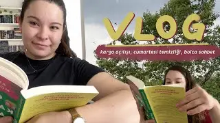 kargo açılışı, çat kapı aşk okuyoruz, cumartesi temizliği, hamilelik nasıl geçiyor? | VLOG