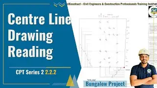 How to Read Center Line Plan | How to Read Column Center Line Drawing l Bungalow Project