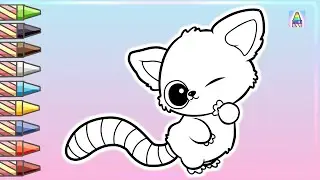 Как нарисовать ПАММИ из мультика Юху и его Друзья | Coloring Kids