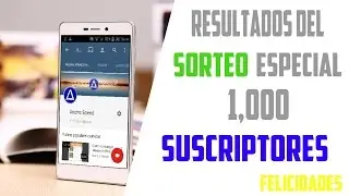 Resultados Del Sorteo | Especial 1,000 Suscriptores | Andro Speed