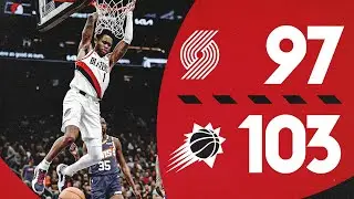 Portland Trail Blazers 97, Phoenix Suns 103 | Game Highlights | November 2, 2024