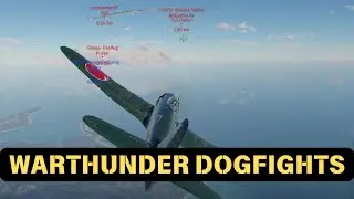 War Thunder Dogfights (3 Kills with A7M2 Reppu) No commentary