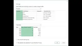 Online Class: Power BI  Merge Queries in Power Query Editor