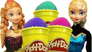 Где же Олаф- Яйца с сюрпризами с Эльзой и Анной - Disney Frozen Elsa & Anna find Olaf