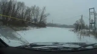 Доставка груза, на обратном пути чуть не развалил прицеп