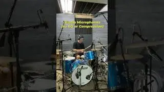iPhone vs Drum mics #iphonerecording #drumrecording #iphonesoundquality