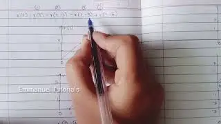 Sketch the signal x(t)=r(t)-r(t-1)-r(t-3)+r(t-4) | Emmanuel Tutorials #emmanueltutorials